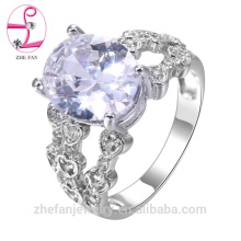 bijoux professionnels usine bague en diamant or blanc 18 carats gros 18 carats bague en or rose